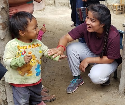 Child at Peru Mission