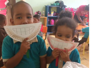 Paper plate smiles